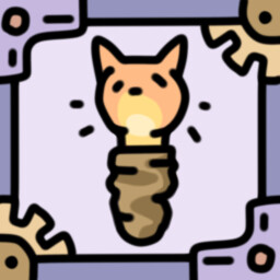 Icon for Cat's shape lightbulb