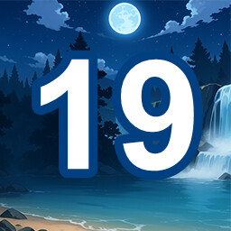 Icon for 19 level completed