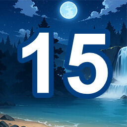Icon for 15 level completed