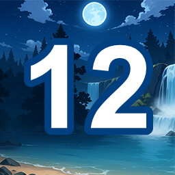 Icon for 12 level completed
