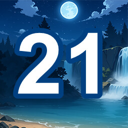 Icon for 21 level completed
