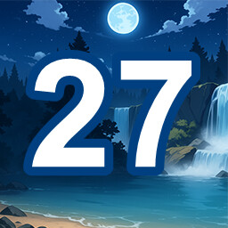 Icon for 27 level completed