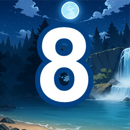 Icon for 8 level completed