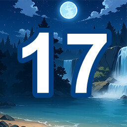 Icon for 17 level completed