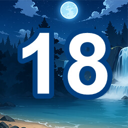 Icon for 18 level completed