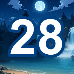 Icon for 28 level completed