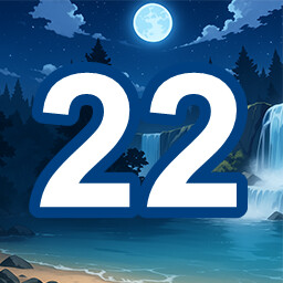 Icon for 22 level completed