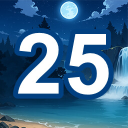 Icon for 25 level completed