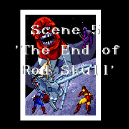 Red Skull Down