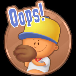 Oops, I Pitched it Again achievement icon for Backyard Baseball