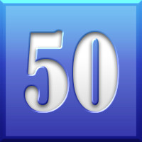 50 levels finished achievement icon for Slither Link Plus