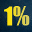 Icon for 1%