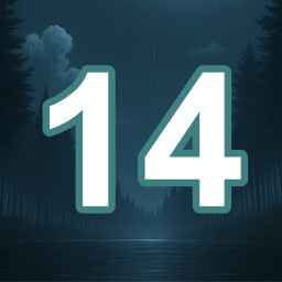 Icon for 14 level completed