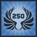 AN AIR FORCE ACE achievement icon for SKYSAVIOR Helicopter Services