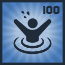 SURF ZONE RESCUE achievement icon for SKYSAVIOR Helicopter Services