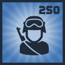 FRONTLINE DELIVERY achievement icon for SKYSAVIOR Helicopter Services