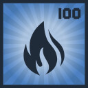 NO MORE EMBERS achievement icon for SKYSAVIOR Helicopter Services