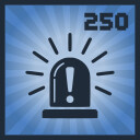 SAFE TO HOSPITAL achievement icon for SKYSAVIOR Helicopter Services