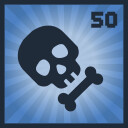 A STREAK OF BAD LUCK achievement icon for SKYSAVIOR Helicopter Services