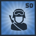 BOOTS ON THE GROUND achievement icon for SKYSAVIOR Helicopter Services