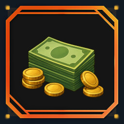 Millionaire Miner achievement icon for Mineral Mining Simulator