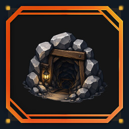 Into the Depths achievement icon for Mineral Mining Simulator
