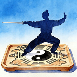 Tai Chi Sword achievement icon for Backpack Jianghu