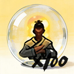 Focus 100 achievement icon for Backpack Jianghu