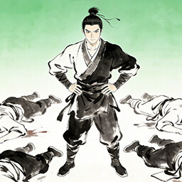 Wipe Out achievement icon for Backpack Jianghu