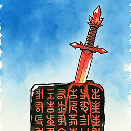 Bloodthirsty blade achievement icon for Backpack Jianghu