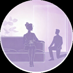 The system's slave achievement icon for 恋爱吗？我家猫会后空翻