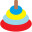 Colorful Tower of Hanoi icon