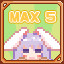 Icon for MAX Ranked Finish! x 5