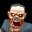 Scared of zombies icon