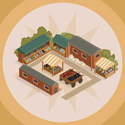 A Place for Trade achievement icon for Deep Corp
