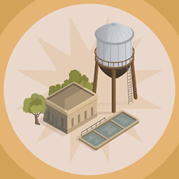 Clean Water achievement icon for Deep Corp