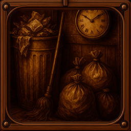 Scheduled cleaning achievement icon for Conductor: Eternal Service