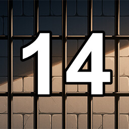 Icon for 14 level completed