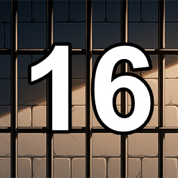 Icon for 16 level completed