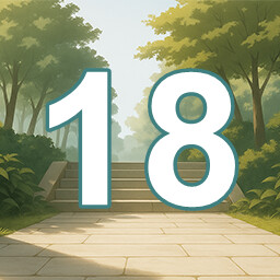 Icon for 18 level completed