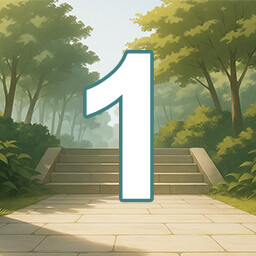 Icon for 1 level completed