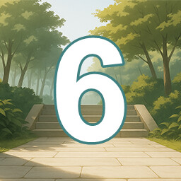 Icon for 6 level completed