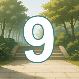 Icon for 9 level completed