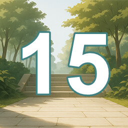 Icon for 15 level completed