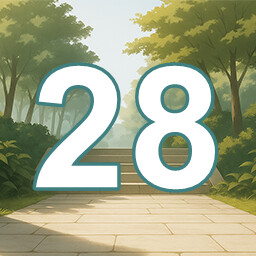 Icon for 28 level completed