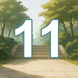 Icon for 11 level completed