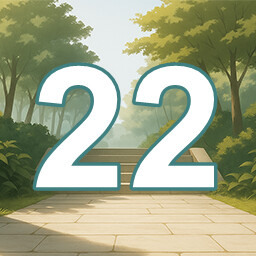 Icon for 22 level completed
