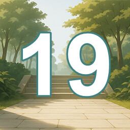 Icon for 19 level completed