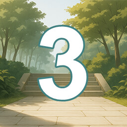 Icon for 3 level completed