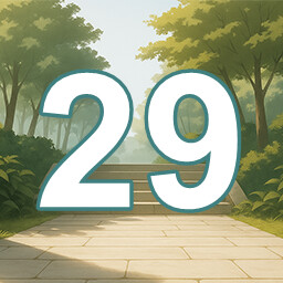 Icon for 29 level completed